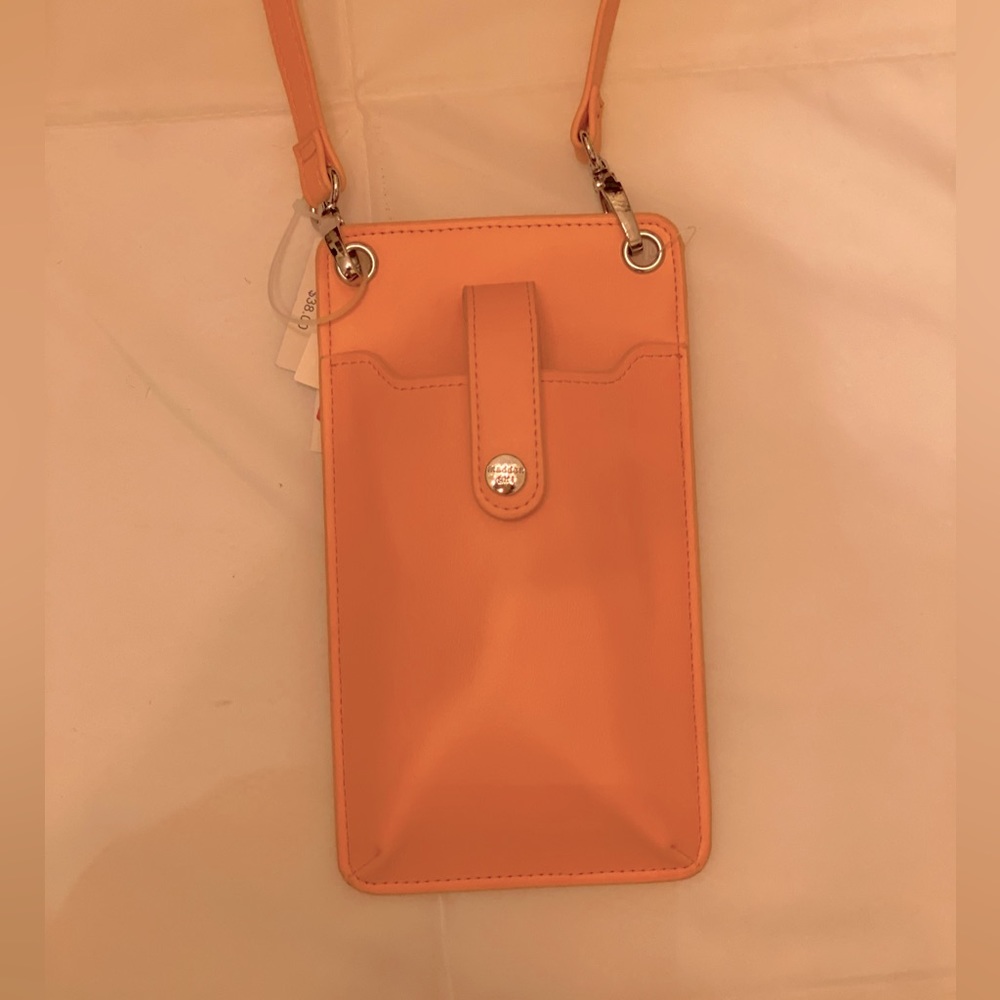 Madden Girl Bags Nwt Phone Crossbody W/ Card Holder Marigold Faux Leather